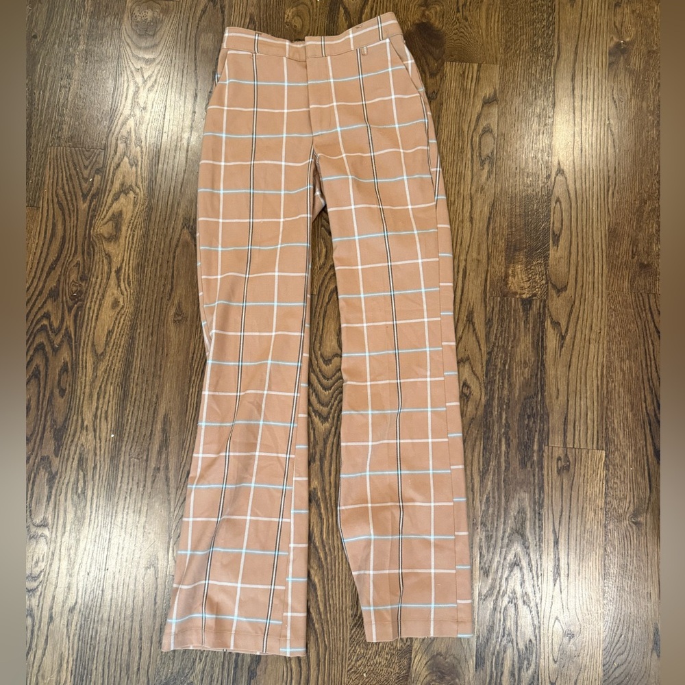 Urban Outfitters Retro Tan Plaid Pants